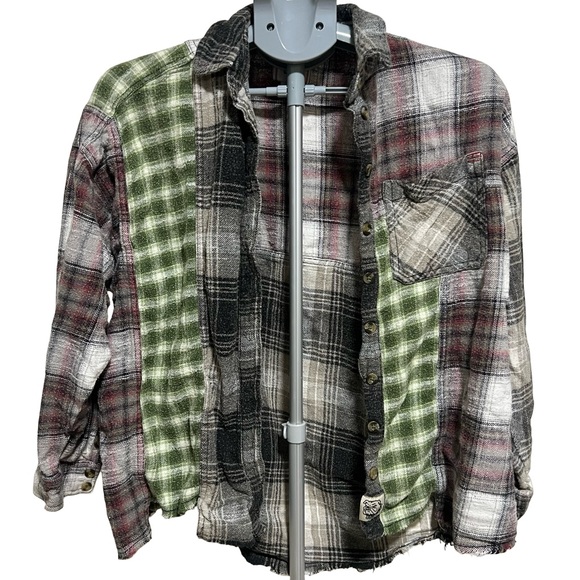 BDG Multicolor Plaid Flannel Shirt - Picture 1 of 6